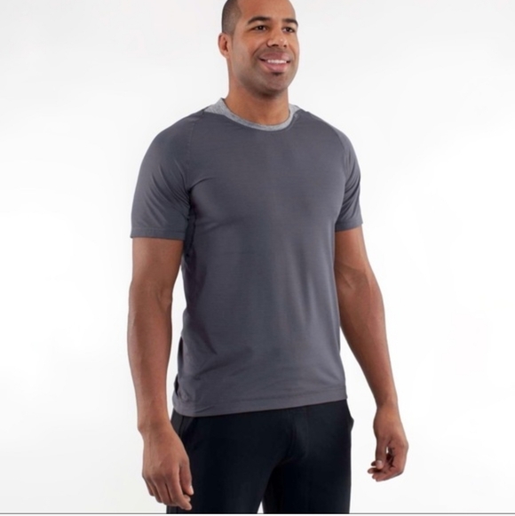 lululemon athletica Other - Lululemon Bolt Tech Short Sleeve In Dark Slate Grey Size Large